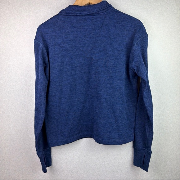 Outdoor Voices Quarter Zip Sweatshirt Long Sleeve Workout Blue Women’s Medium - Picture 3 of 3